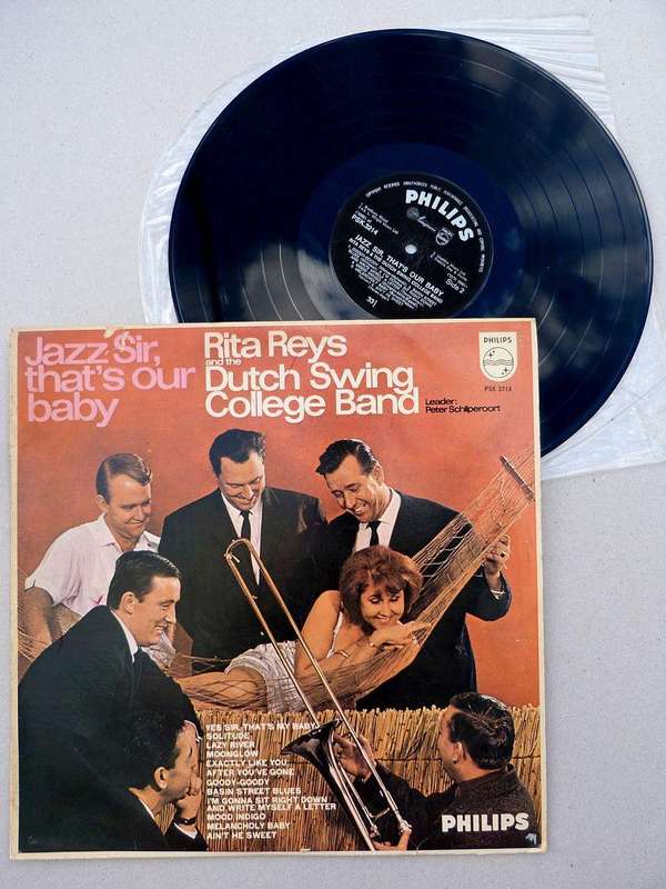 JAZZ SIR THAT'S OUR BABY. VINYL LP. RITA REYS AND THE DUTCH SWING COLLEGE BAND