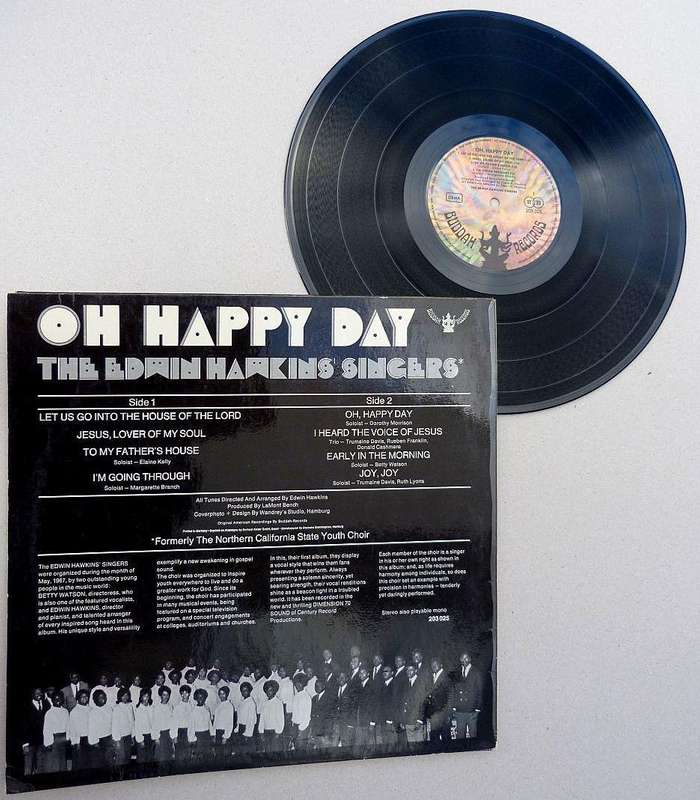 "OH HAPPY DAY", EDWIN HAWKINS SINGERS. AMERICAN RECORDS...VINYL LP