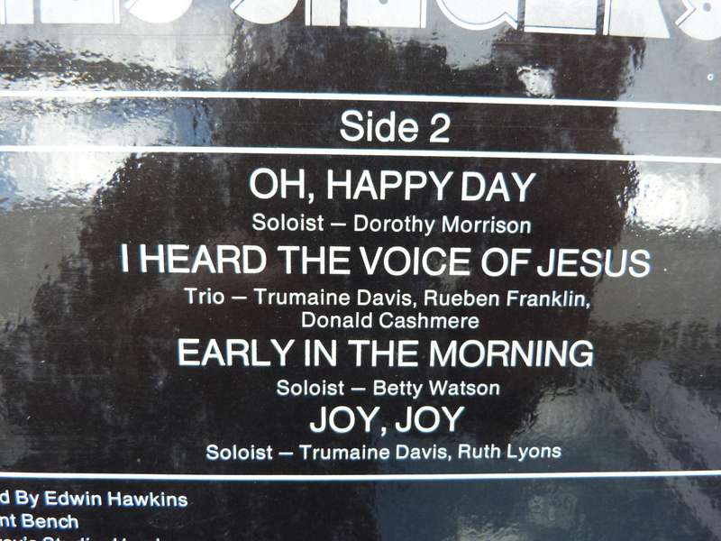 "OH HAPPY DAY", EDWIN HAWKINS SINGERS. AMERICAN RECORDS...VINYL LP