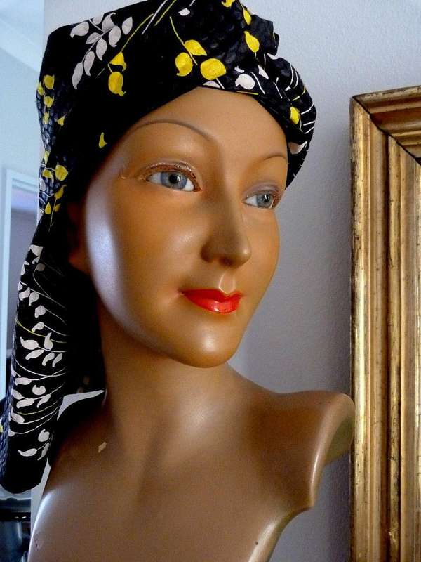 ART DECO ADVERTISING MANNEQUIN DISPLAY BUST. SEE INTERNATIONAL VALUE  ONLINE