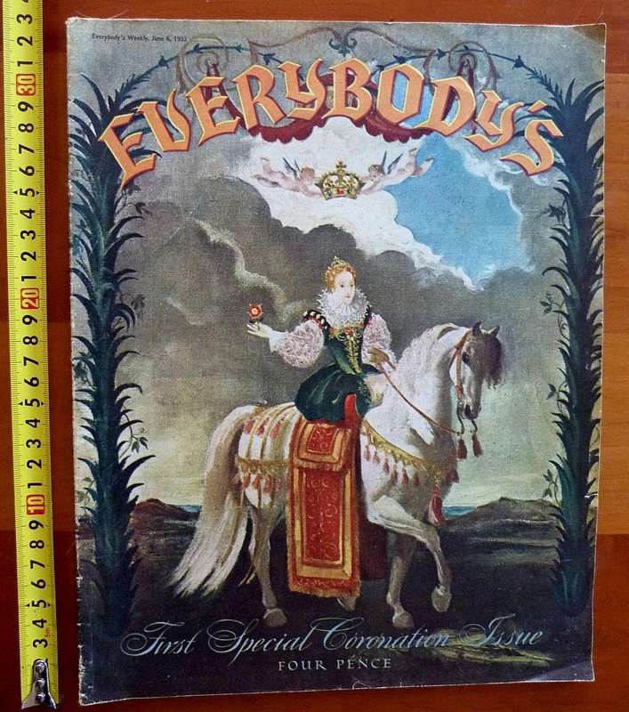 "EVERYBODY'S" . FIRST SPECIAL CORONATION ISSUE. VINTAGE MAGAZINE