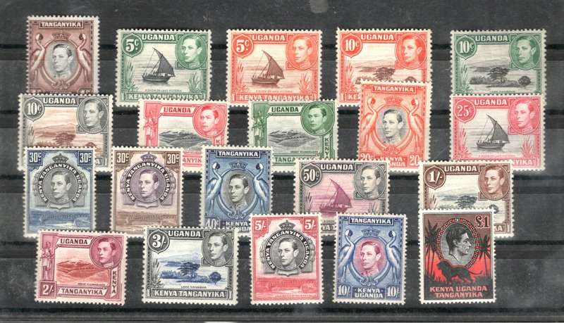 KENYA UGANDA TANGANYIKA (1938 / 54)