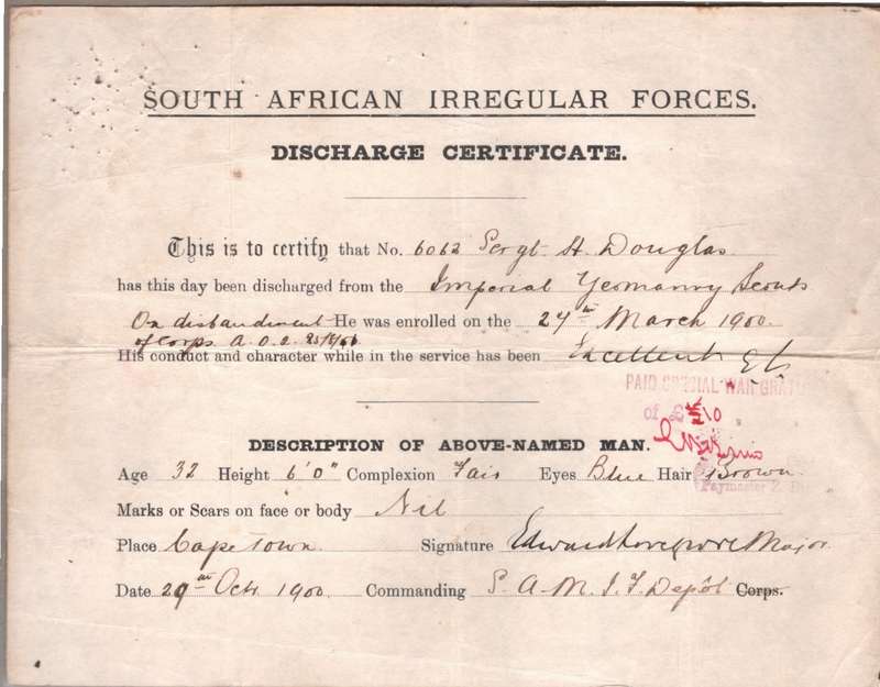 SOUTH AFRICA (Boer War)