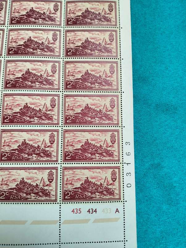 SOUTH AFRICA (2c BRITISH SETTLERS) FULL SHEET