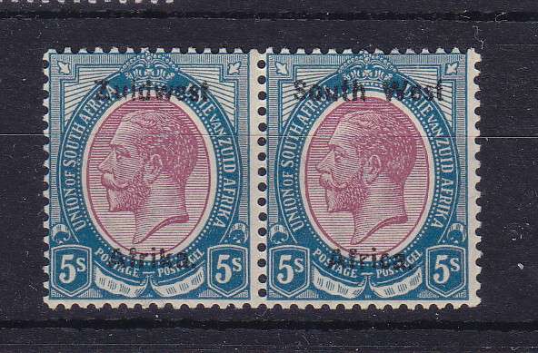 SWA KG V 1923 TYPE 111 DEFINITIVE SACC 24 LMM    CV R5000