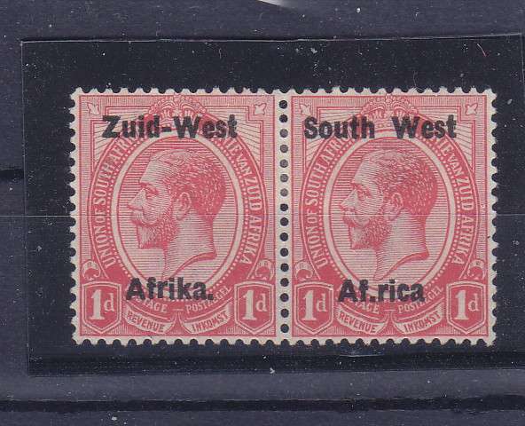 SWA 1923 TYPE 1 1d WITH LISTED "Af.rica" ERROR  SACC 2e MM  VERY SCARCE  CV R5500