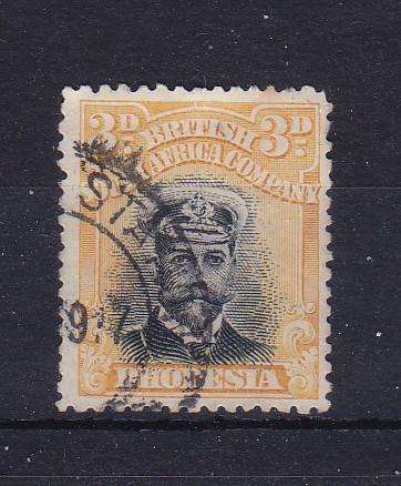 RHODESIA 1917 ADMIRALS G 255c DIE 111A FINE USED  SCARCE   CV R3600