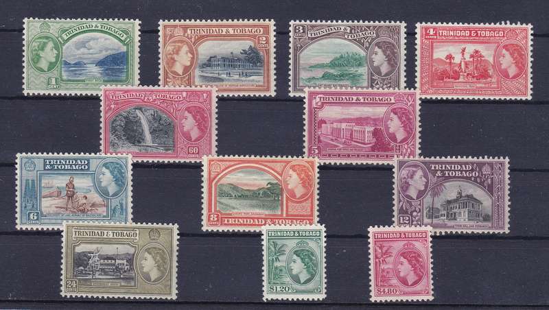 TRINIDAD & TOBAGO 1953 AND 1960 SETS UM  (2 SCANS)    CV R2200