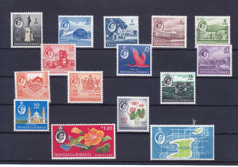 TRINIDAD & TOBAGO 1953 AND 1960 SETS UM  (2 SCANS)    CV R2200