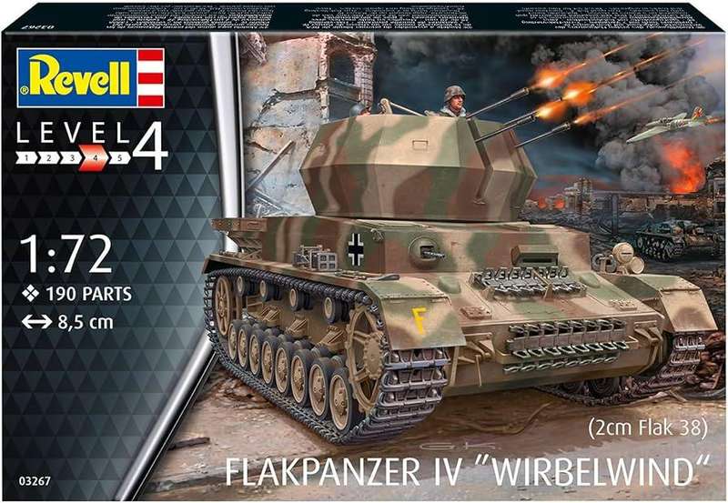 REVELL FLAKPANZER IV "WIRBELWIND" MODEL KIT