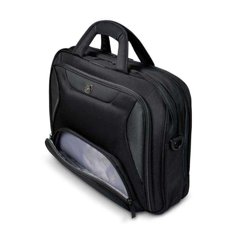 Port Designs Manhattan 15.6" Toploading Case Backfile - Black - 170224