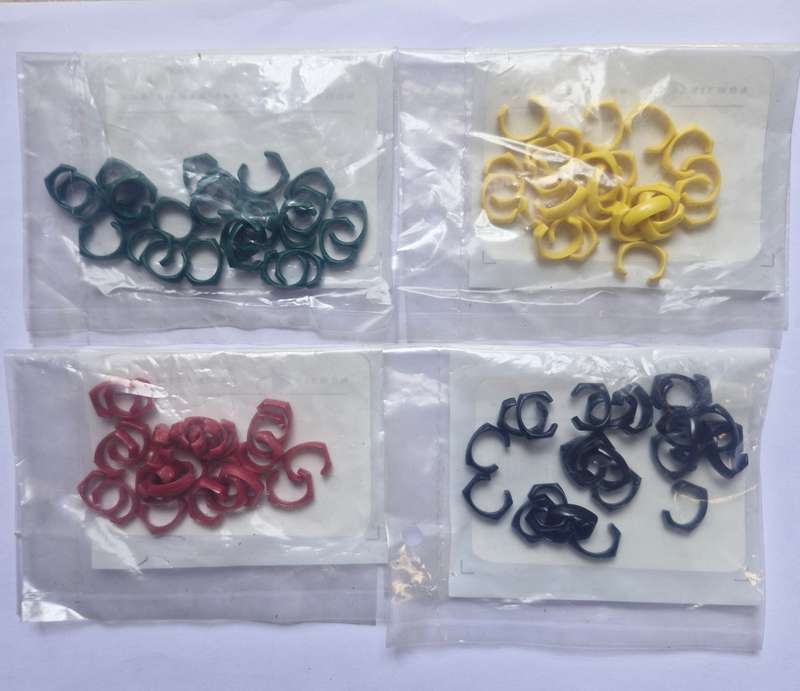 Siemen Color coded CLIP Green, Yellow, Red, Black (4 Bag x 25 in one bag)
