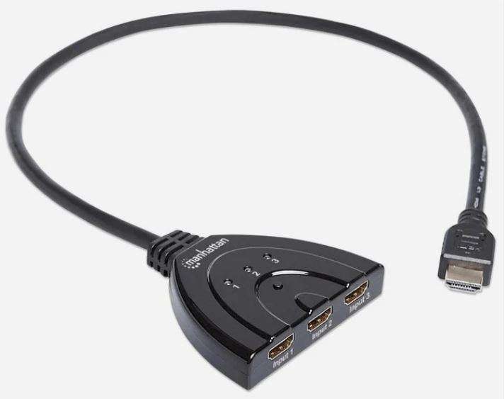Manhattan 1080P 3-port HDMI Switch 207843