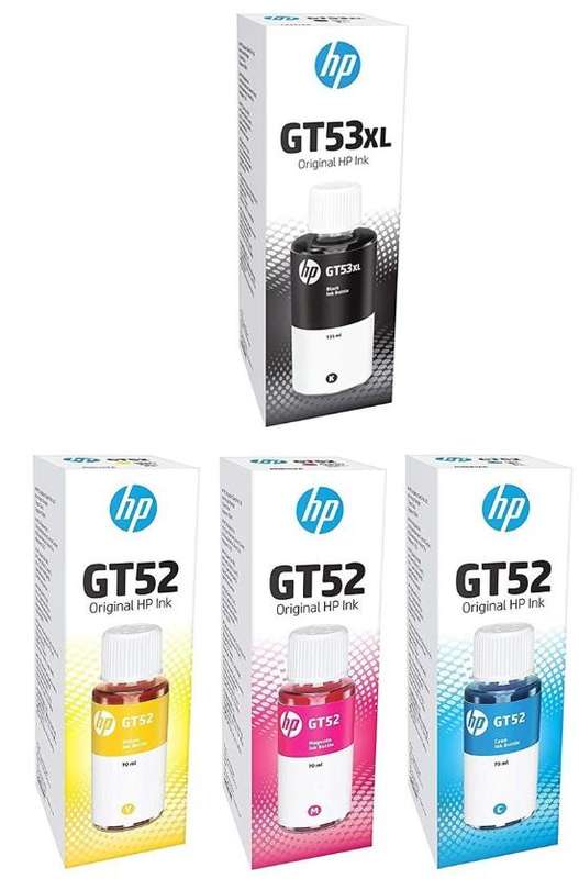 HP Original GT53XL Black and GT52 Magenta, Yellow, Cyan Combo Pack