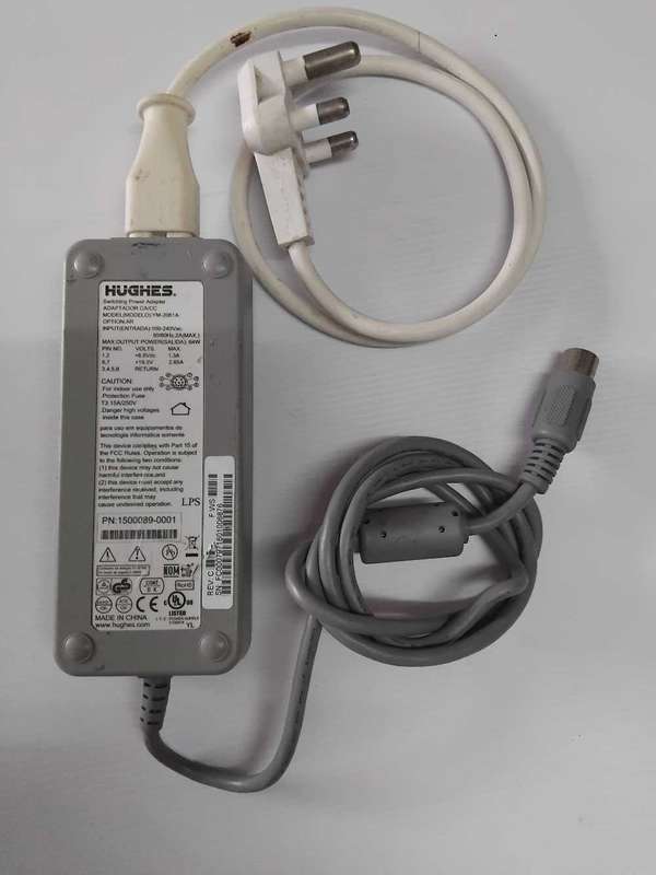 HUGHES YM-2061A AC Adapter 6.5V 1.3A 19.5VDC 8Pin 64W Dual output Power supply Adapter