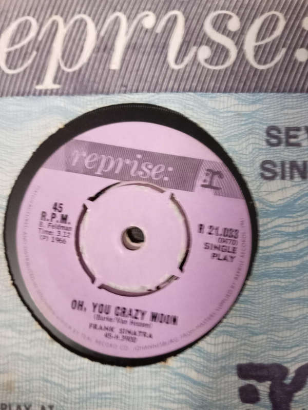 FRANK SINATRA  SEVEN SINGLES. REPRISE RECORDS.