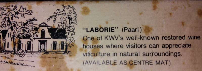 VINTAGE PRESTIGE PLACEMATS BY "PASTICHE"