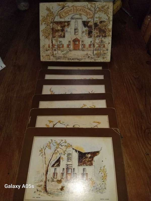 VINTAGE PRESTIGE PLACEMATS BY "PASTICHE"