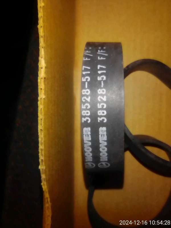HOOVER VACUUM CLEANER BELTS. 38528-517 F/F : ( PACK OF 6 )