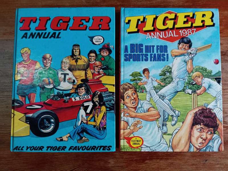 TIGER ANNUALS 1974 AND 1987.