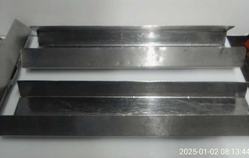 STAINLESS STEEL BAKING TRAYS FOR SUBS. EX DEBONAIR'S PIZZA. ( 15 IN TOTAL )
