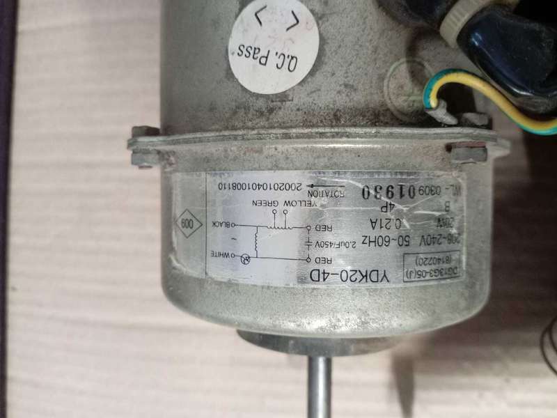 TOP LINE AIR CONDITIONER FAN MOTOR AND PC BOARDS