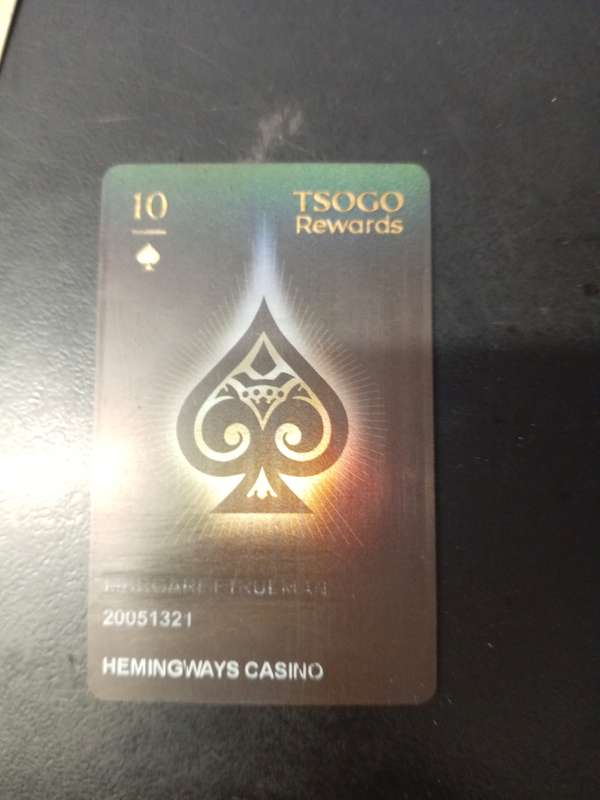 CASINO MEMORABILIA : TSOGO SUN / HEMMINGWAYS / FISHER RIVER SUN.