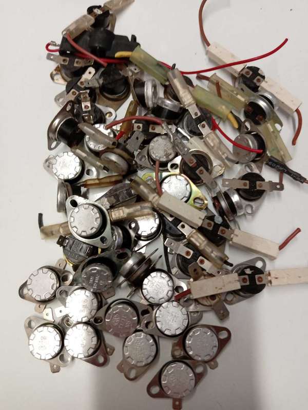 MICROWAVE THERMAL TEMPERATURE THERMOSTATS. ( 40 IN TOTAL)