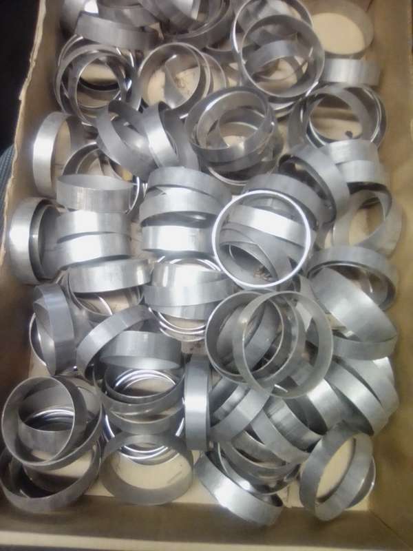Stainless Steel Rings (Non Magnetic) - 80 Rings - Various Sizes