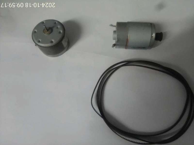 DC spindle motors: 24V and 9V.