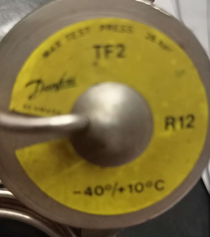 REFRIGERATION SPARES , DANFOSS TF2  R12 EXPANSION VALVE
