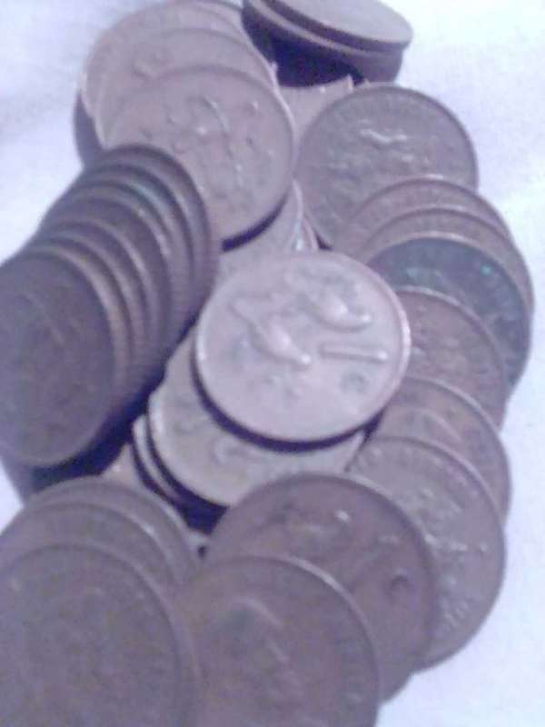 RSA COINS : 1 CENT AND 2 CENT