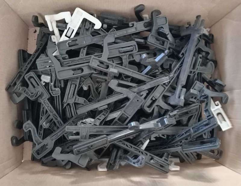 MICROWAVE DOOR LATCHES. ( 50 ASSORTED) R99. 00