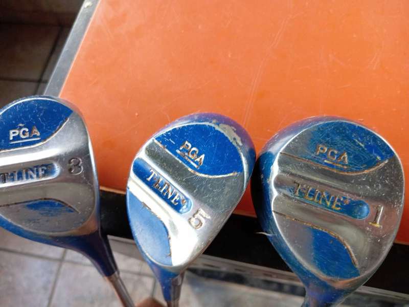 GOLF CLUBS : PGA T-LINE. NO's : 1, 3 & 5.