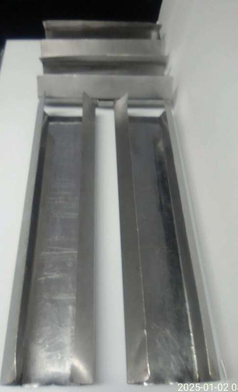 STAINLESS STEEL BAKING TRAYS FOR SUBS. EX DEBONAIR'S PIZZA. ( 15 IN TOTAL )