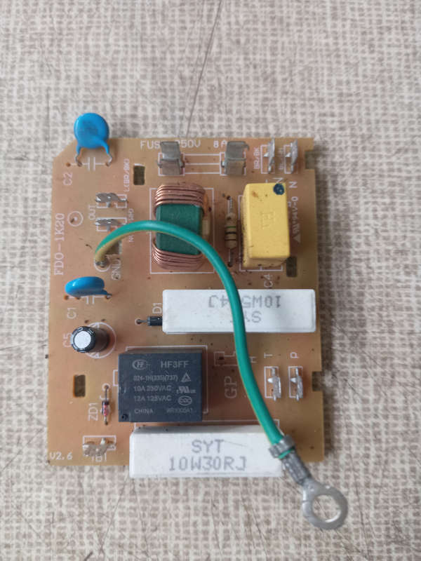 MICROWAVE OVEN NOISE FILTER PC BOARD