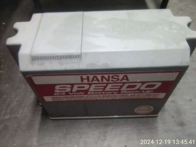 HANSA SPEEDO 24 VOLT BATTERY COVER
