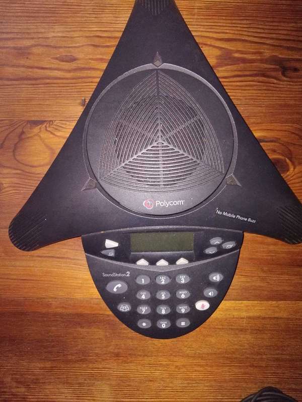 POLYYCOM SOUND STATION 2  ( INSURANCE CLAIM / STOLEN RECOVERED )