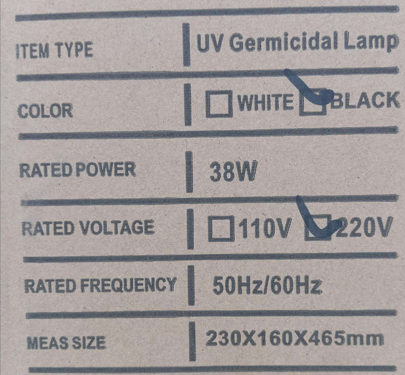 SPAZIO VIRUSTRON 4 UV GERMICIDAL LAMPS. NOT WORKING. BIDDING ON 2 LAMPS.