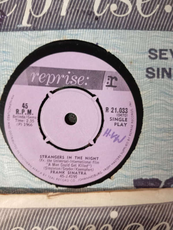 FRANK SINATRA  SEVEN SINGLES. REPRISE RECORDS.