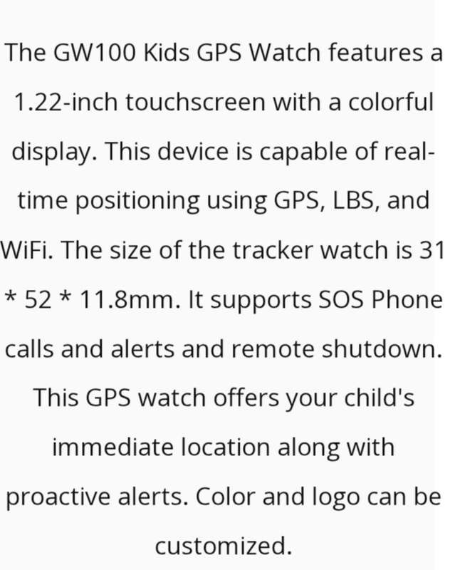Wonlex Kids GPS Smart Watch