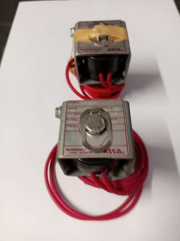 ASCO PD 262C2 SOLENOID VALVES X 2