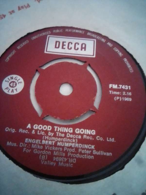 ENGLEBERT  HUMPERDINCK : 5 X SEVEN SINGLES