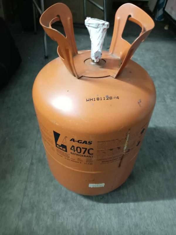 REFRIGERANT : A407C A-GAS 11.3 KG