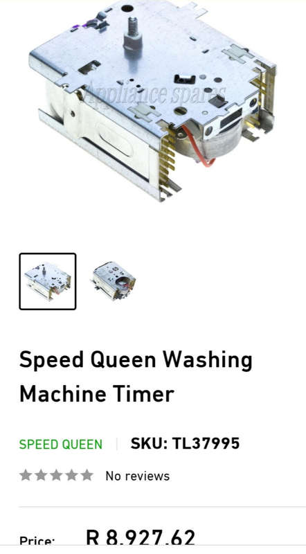 SPEEDQUEEN WASHING MACHINE TIMER. PART NO : RSPC 37995.