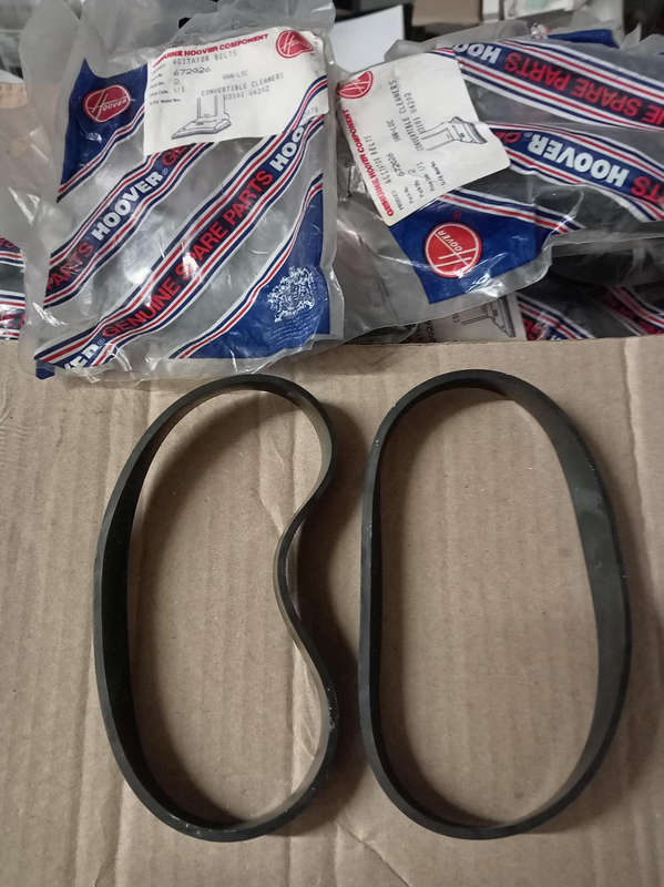 VACUUM CLEANER BELTS ( 2 BELTS PER PACK ) HOOVER  U3101  /  U4202.
