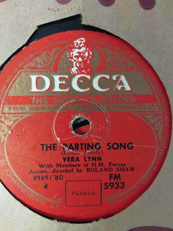 10 x 10 INCH DECCA VINYL RECORDS