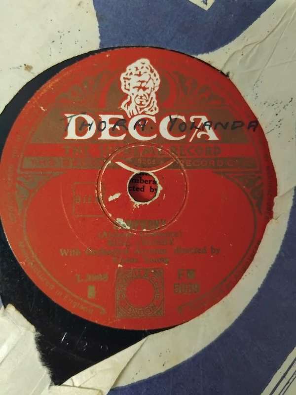 10 x 10 INCH DECCA VINYL RECORDS
