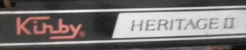 KIRBY HERITAGE II VACUUM CLEANER