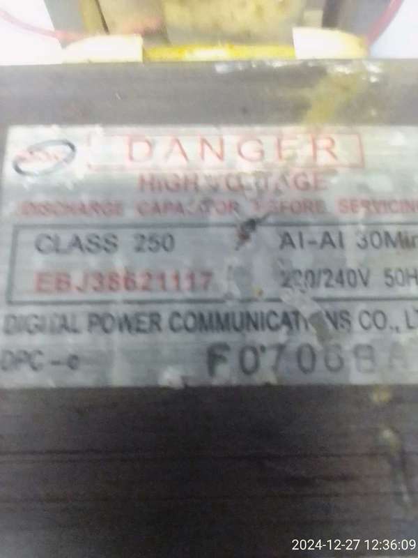 MICROWAVE TRANSFORMERS : R150.00 FOR BOTH.